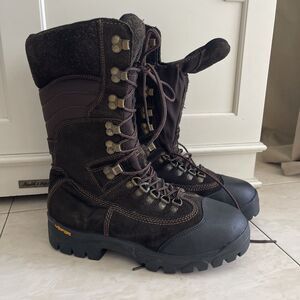 Guide Gear Mens Thinsulate Hunting Boots Leather Vibram Size 8M